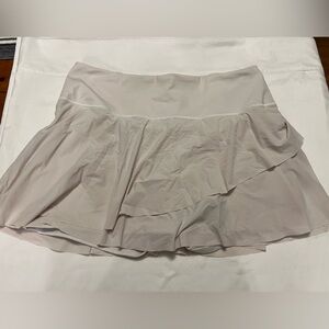 Athleta White Ruffle Tennis Skirt